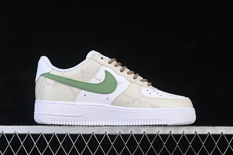 All categories Nk Air Force 1 Air Force series Nk Air Force 1 Low Air Force low-top Nike Air Force 1'07 Low brown-green prologue Air Force 1 low-top casual sneakers ZH0316-130